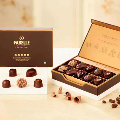 "ITC Kakatiya Elements Reimagined-Nature inspired 10 Chocolate Pralines - Click here to View more details about this Product